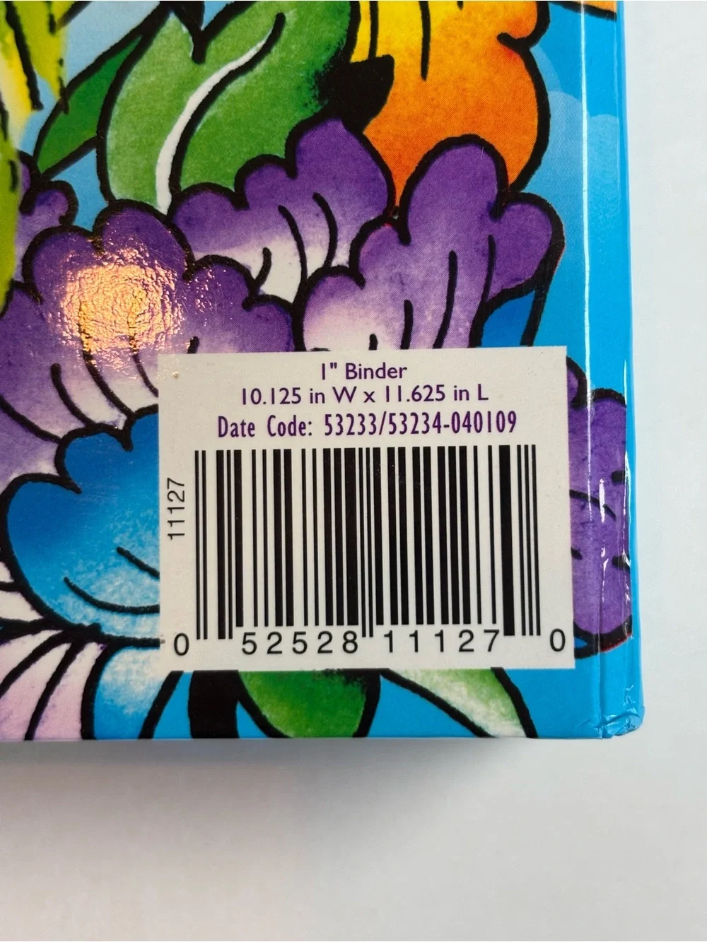 NEW Ed Hardy Peacock Heart 1” 3-Ring Binder Y2K School Office Lisa Frank